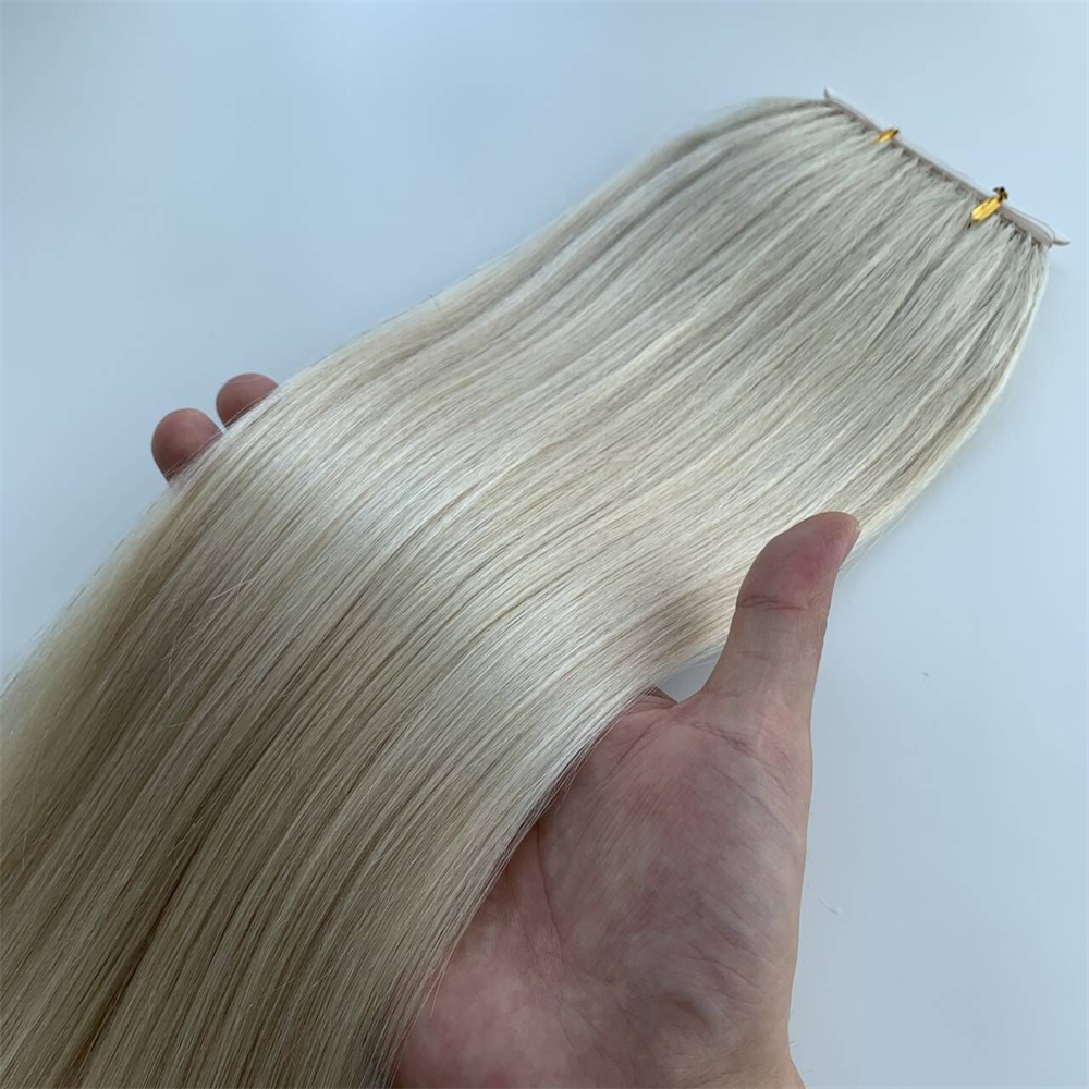 Premium Invisible Feather Weft Hair Extensions - 100% Human Hair - 商品描述 5