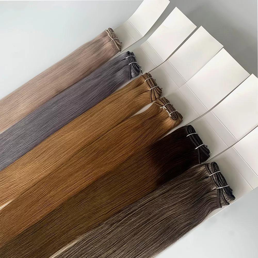Salon Quality Genius Weft Hair Extensions - Discreet & Durable - 100% Human Hair - 商品描述 5