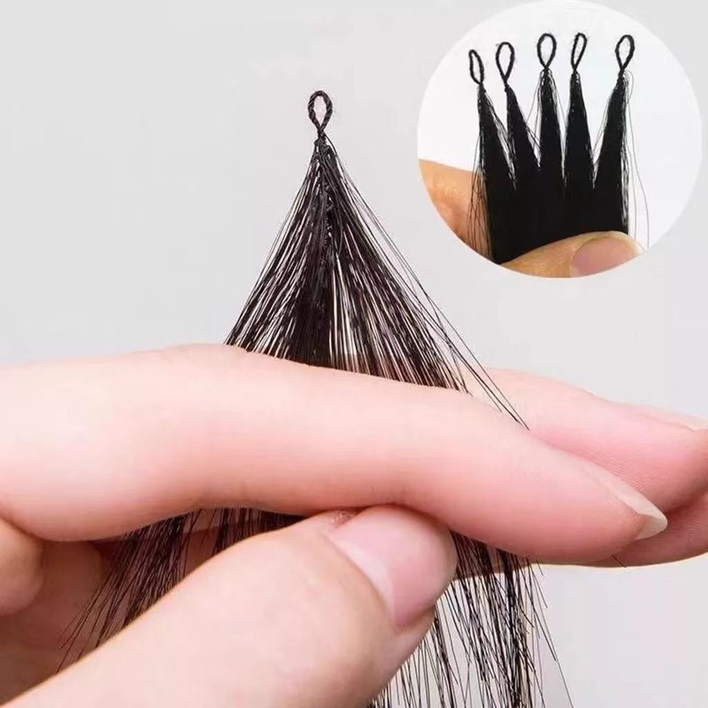 Feather Tip Hair - 100% Human Hair