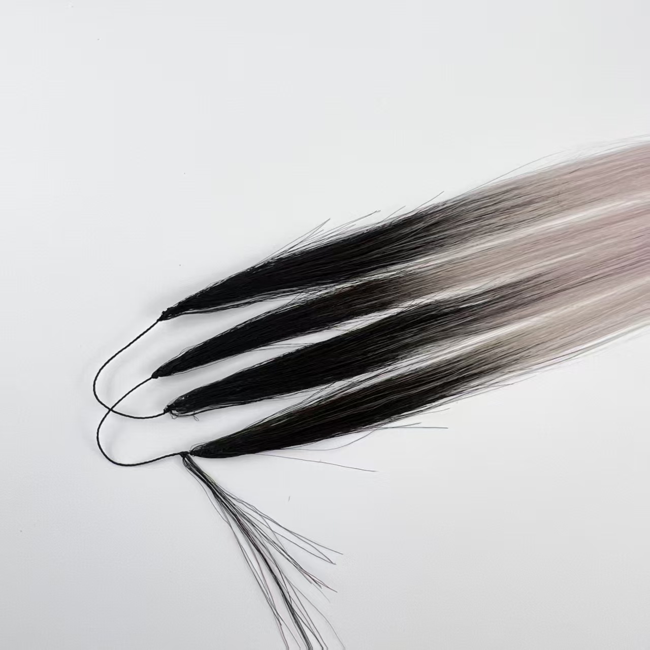 Double-line feather tip hair- 100% Human Hair - 商品描述 5