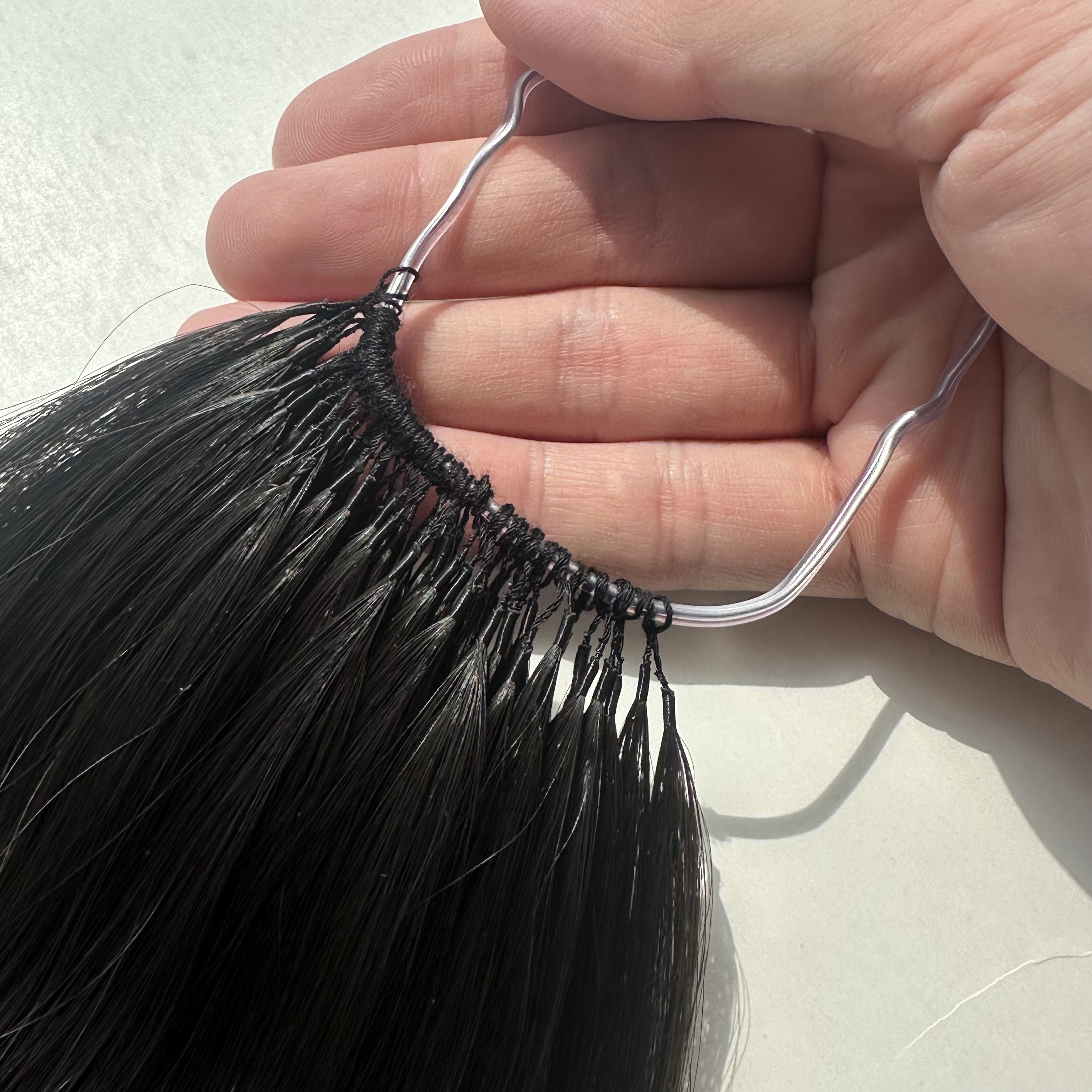 Double-line glued-tip hair ;100% Human Hair - 商品描述 4
