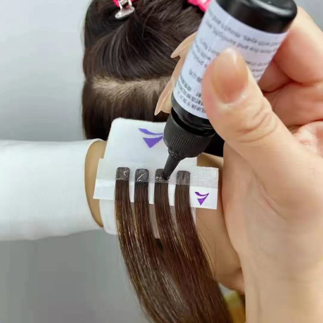 Professional v light hair extensions tool  V-Light Invisible Hair Extension Kit - Cold Fusion Salon Tool  - Method 2: Tape Patch hair 2