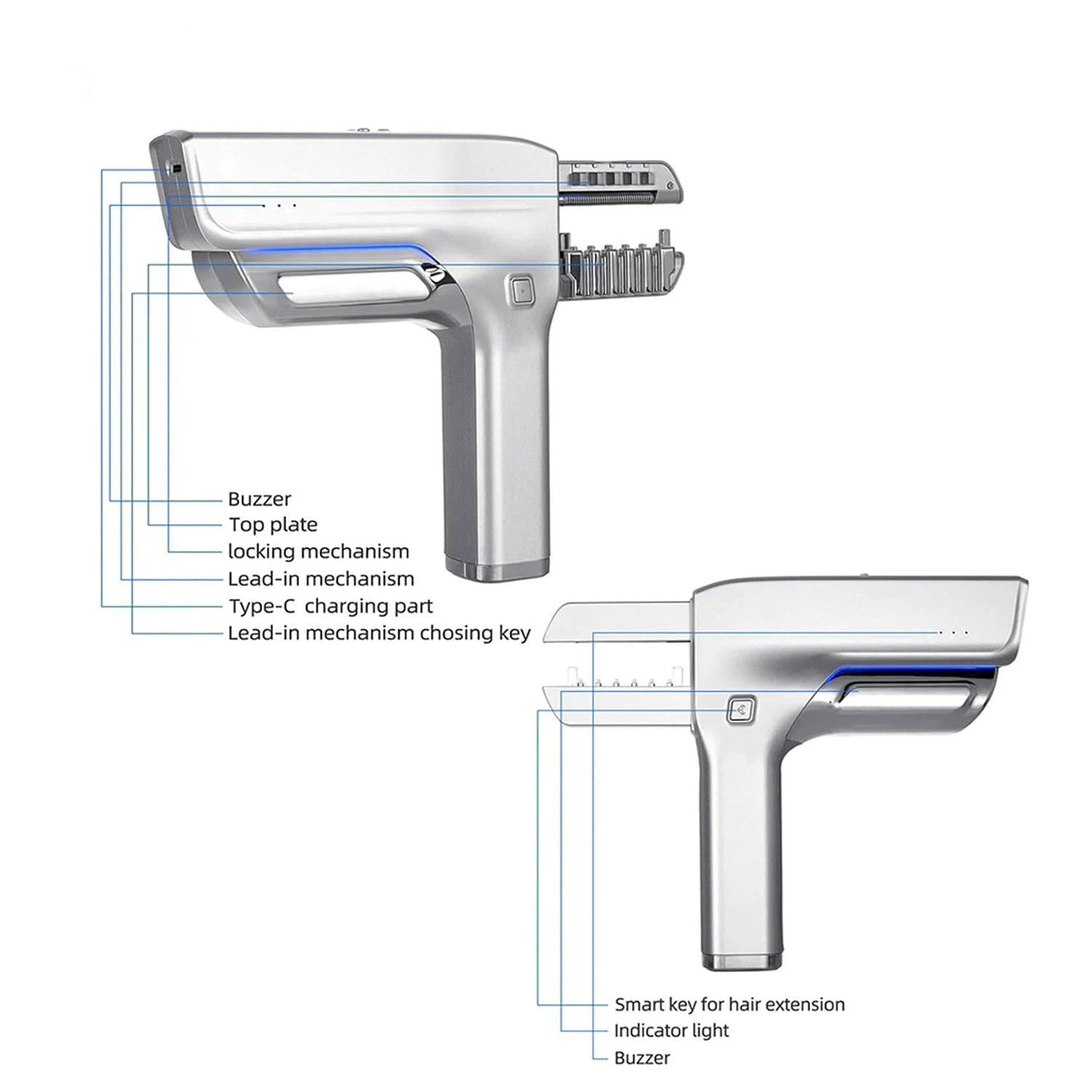6D-3 Smart Electric Hair Extension Machine - Invisible Technology - 商品描述 4