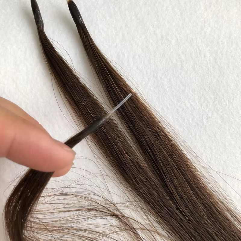 Elastic-tip hair; Italian keratin-tip hair - 商品描述 4