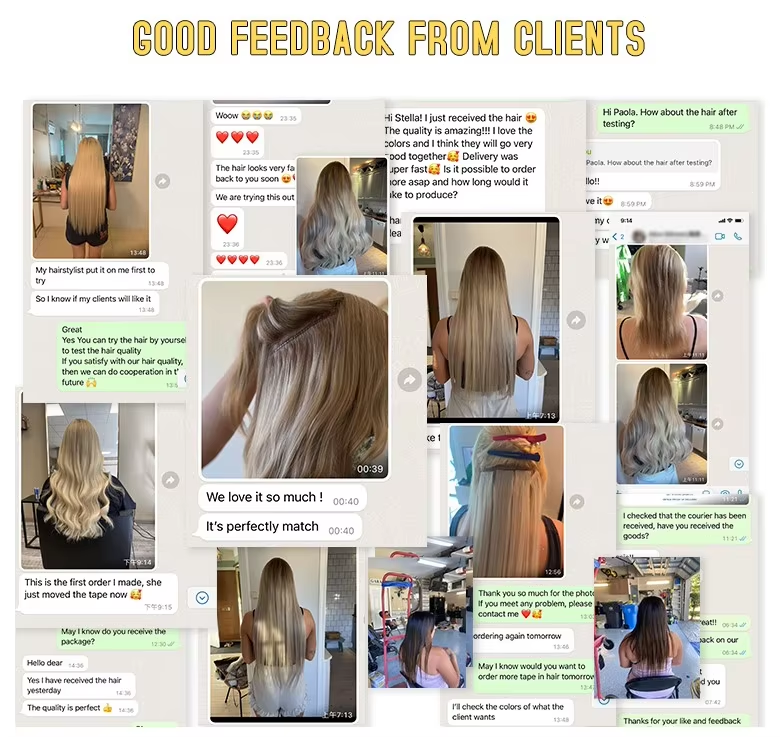 Clip In Hair - 100% Human Hair - 客户反馈 6