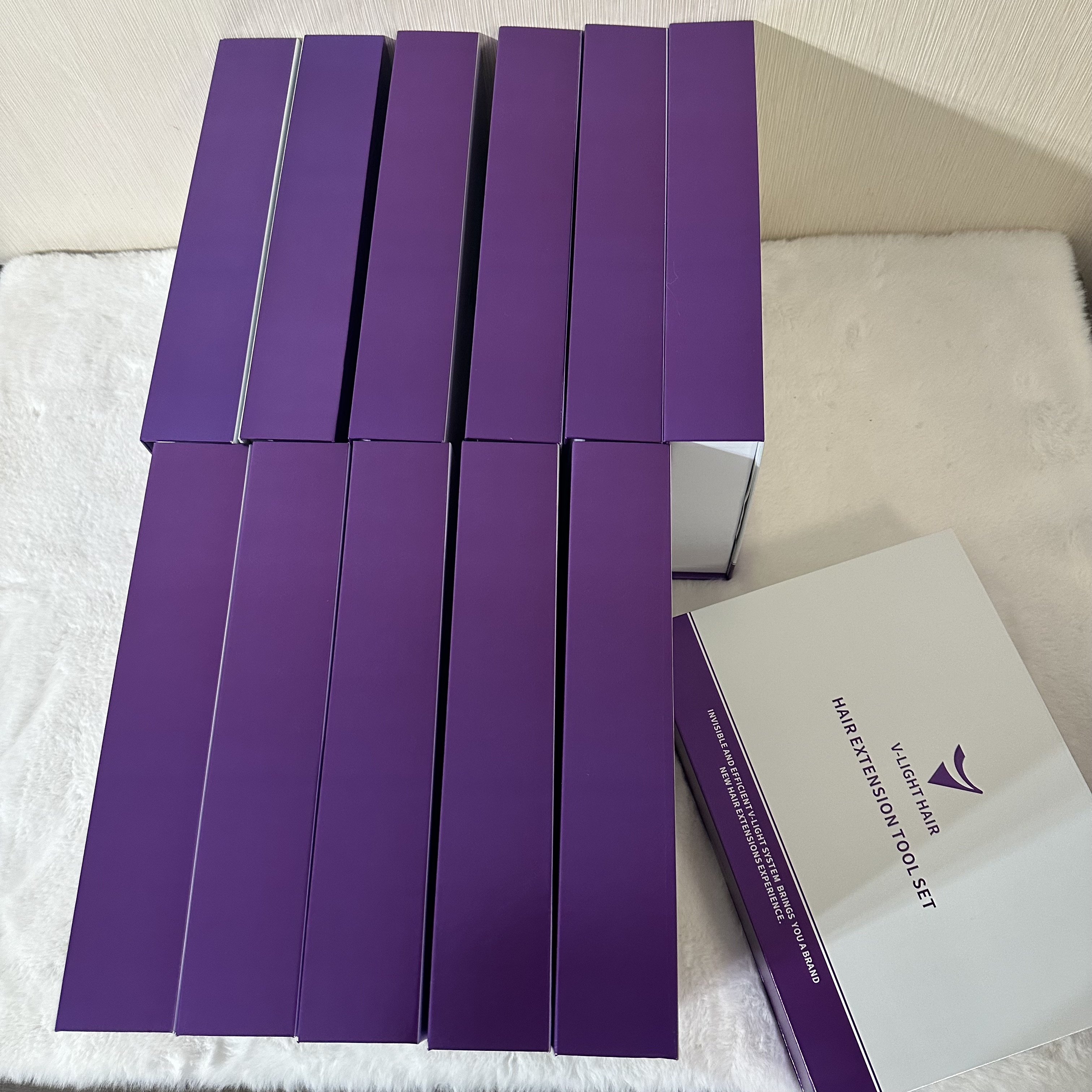 Glue hair extensions tool  UV  LIGHT Hair Extension Kit Simplified Mini Promotional Set  - 商品描述 6