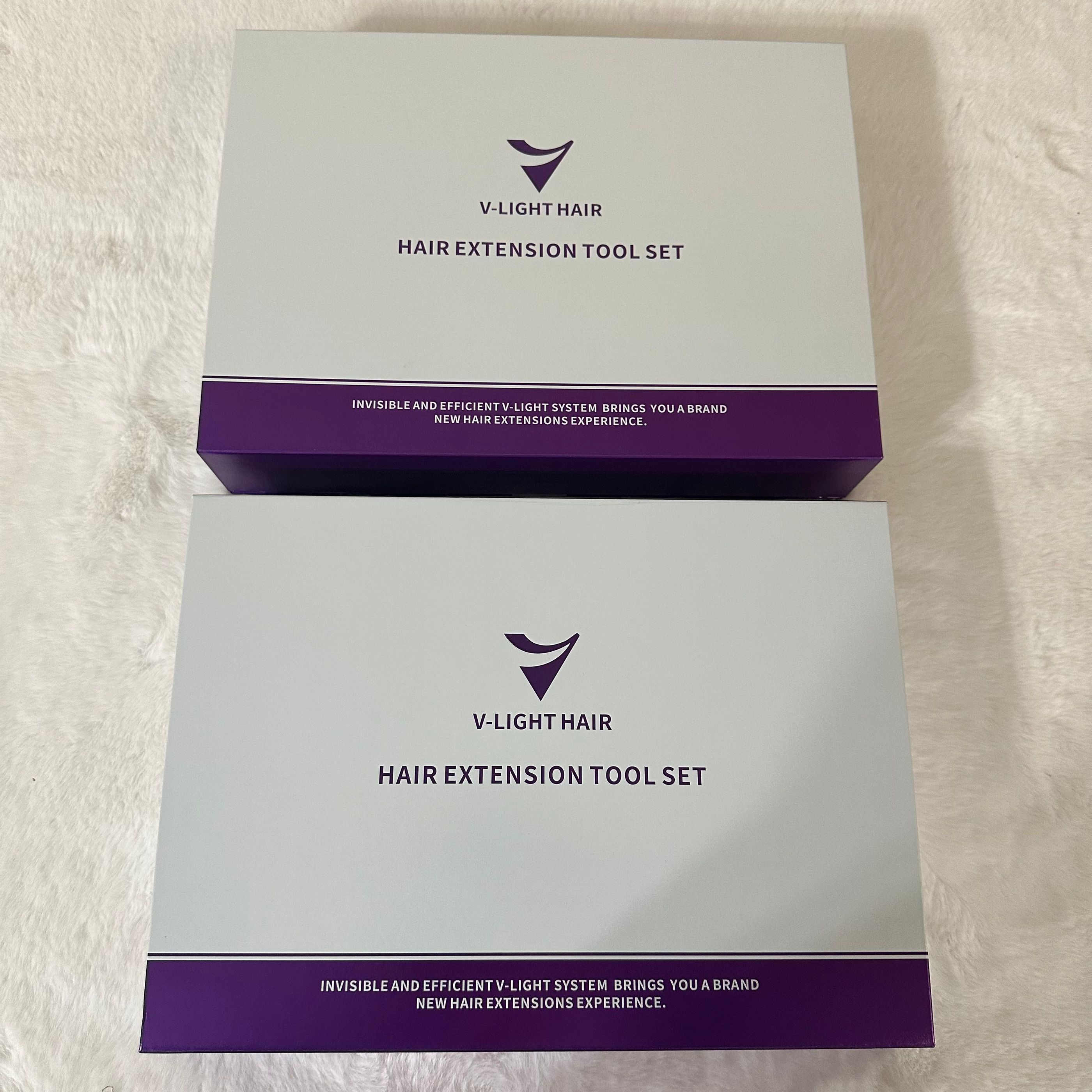Glue hair extensions tool  UV  LIGHT Hair Extension Kit Simplified Mini Promotional Set  - 商品描述 4