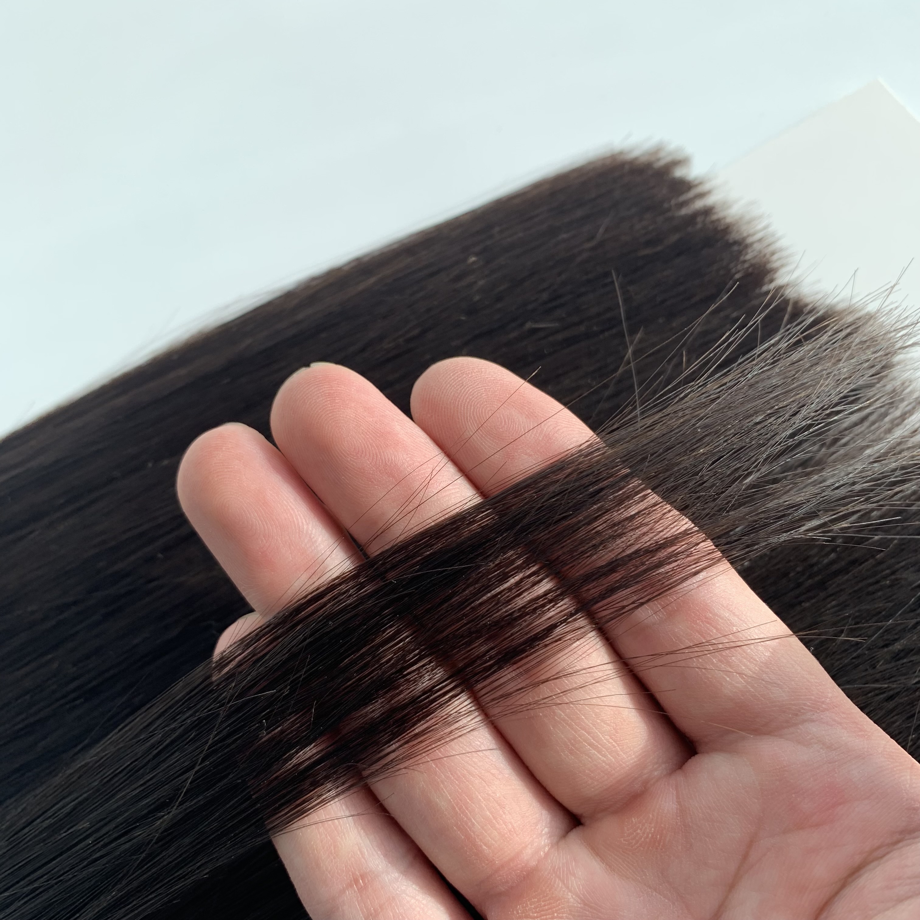 H6 Invisible Feather Tip Nano-Ring Extensions  hand woven feather  tip hair - 商品描述 4